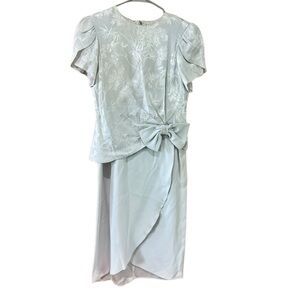 Denise Fashions Gray Vintage Dress Women’s Size 6